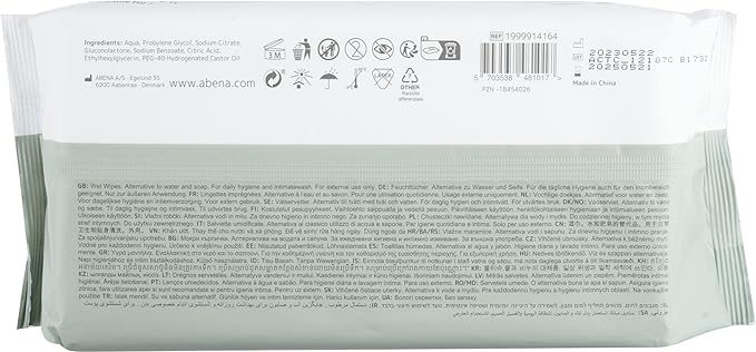 Abena Wet Body Wipes, Fragrance Free | Pack of 80 - Image 2