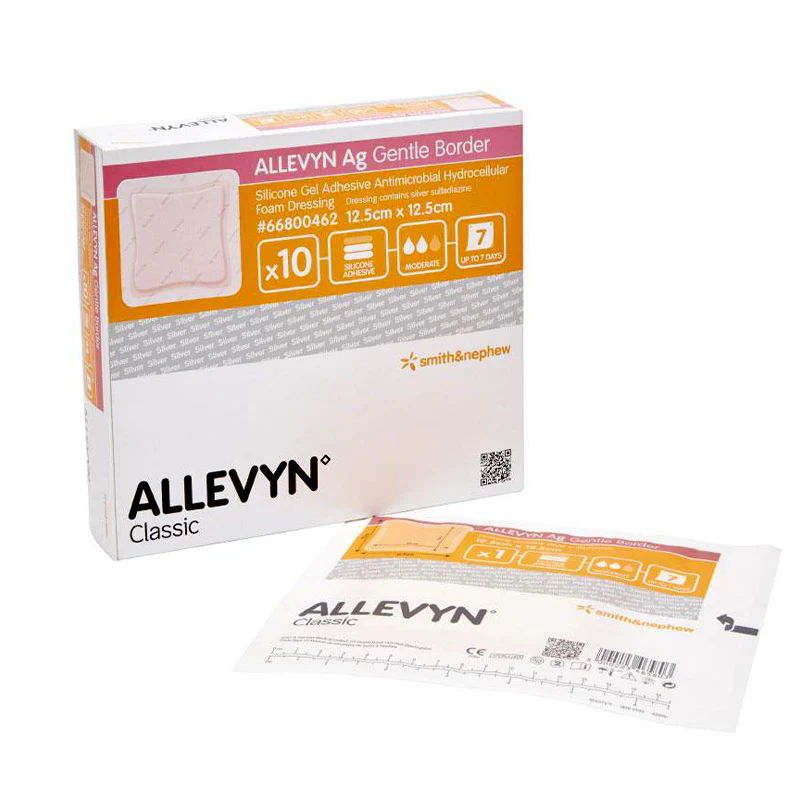 Allevyn Ag Gentle Border Foam Dressing | Pack of 10 - Image 2