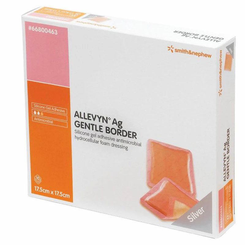 Allevyn Ag Gentle Border Foam Dressing | Pack of 10 - Image 3