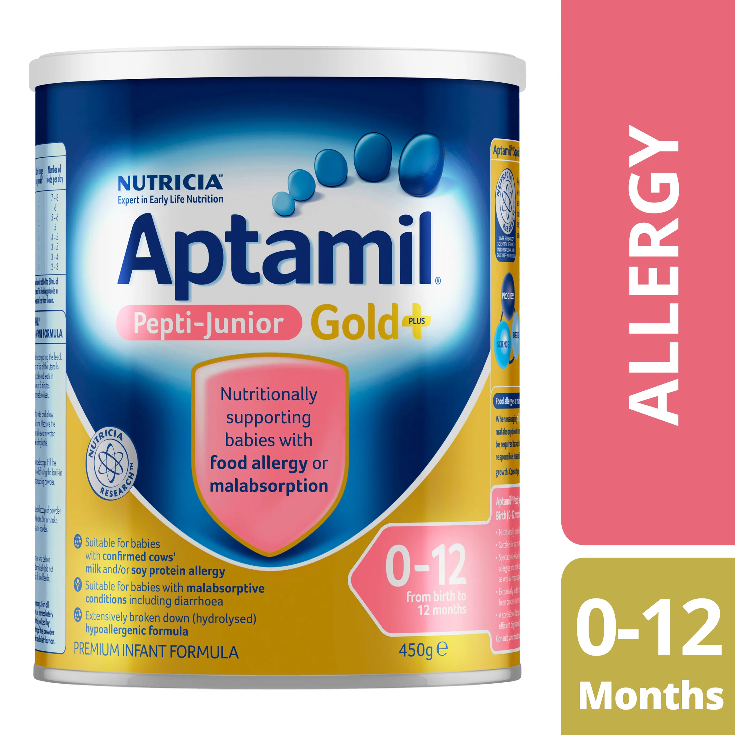 Aptamil Gold+ Pepti-Junior Formula 450g Tin - Image 8