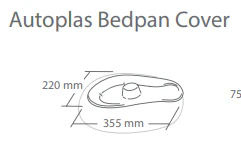 Autoplas Bedpan Cover | Each - Image 2