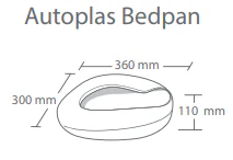 Autoplas Bedpan | Each - Image 2