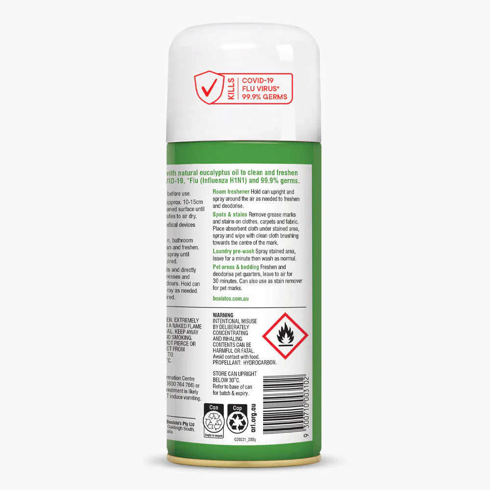 Bosisto's Eucalyptus Spray 200g | Each - Image 2
