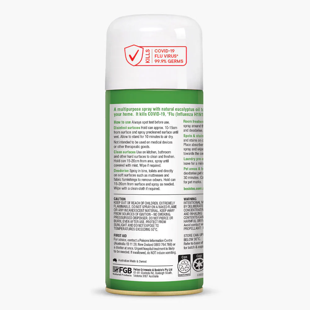 Bosisto's Eucalyptus Spray 200g | Each - Image 3