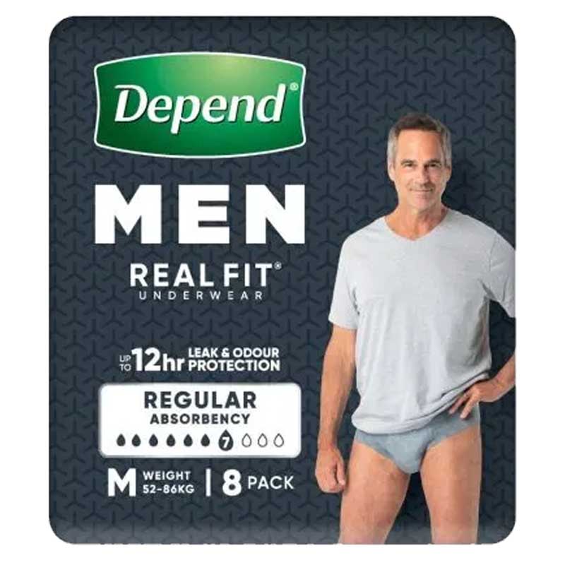 Depend Real Fit Underwear for Men | Pack of 8 - Image 3