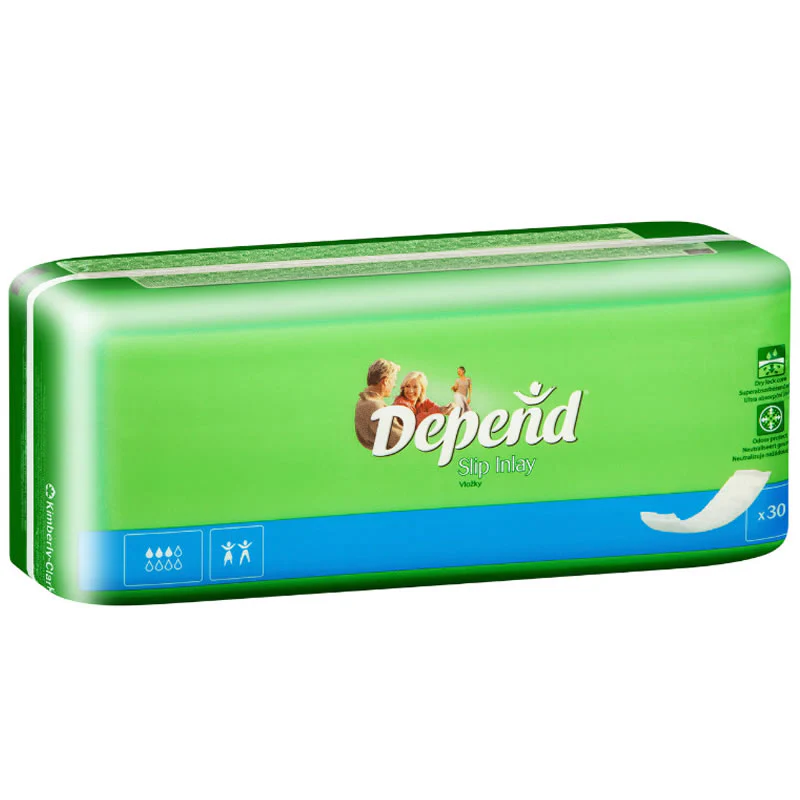 Depend Slip Inlay - Booster Pads