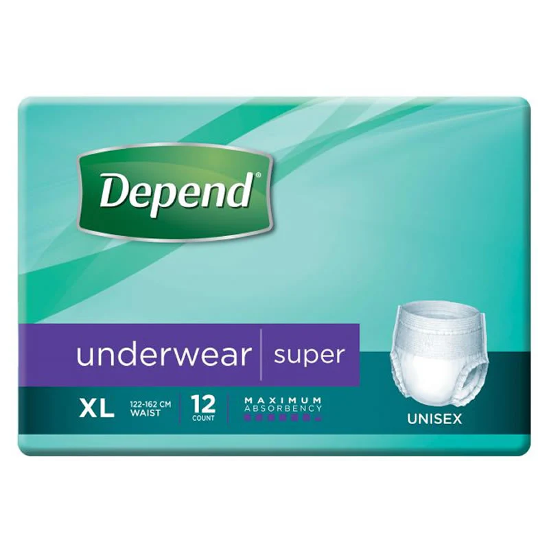 Depend Underwear SUPER | Packet of 12 - Image 2