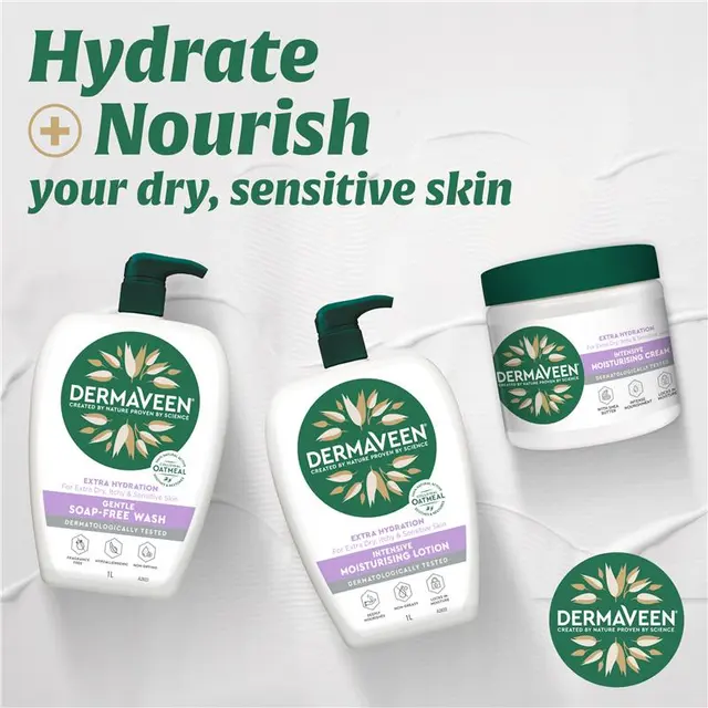 DermaVeen Extra Hydration Intensive Moisturising Lotion 1L - Image 7