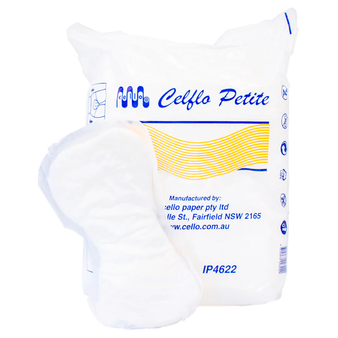 Celflo Petite Non-Waterproof Disposable Booster Insert Pads, 200mL | Pack of 20 - Image 2