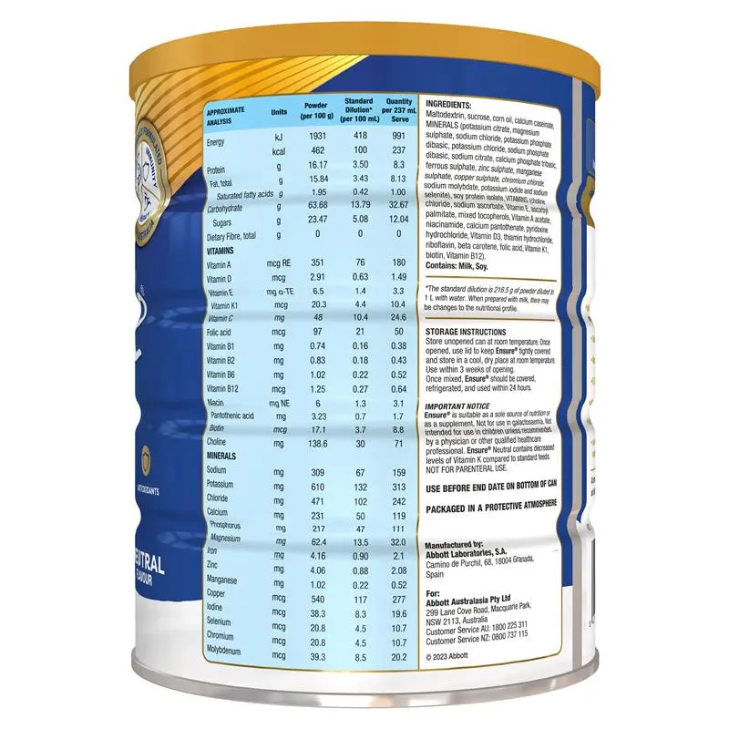 Ensure Powder 800g | EACH - Image 7