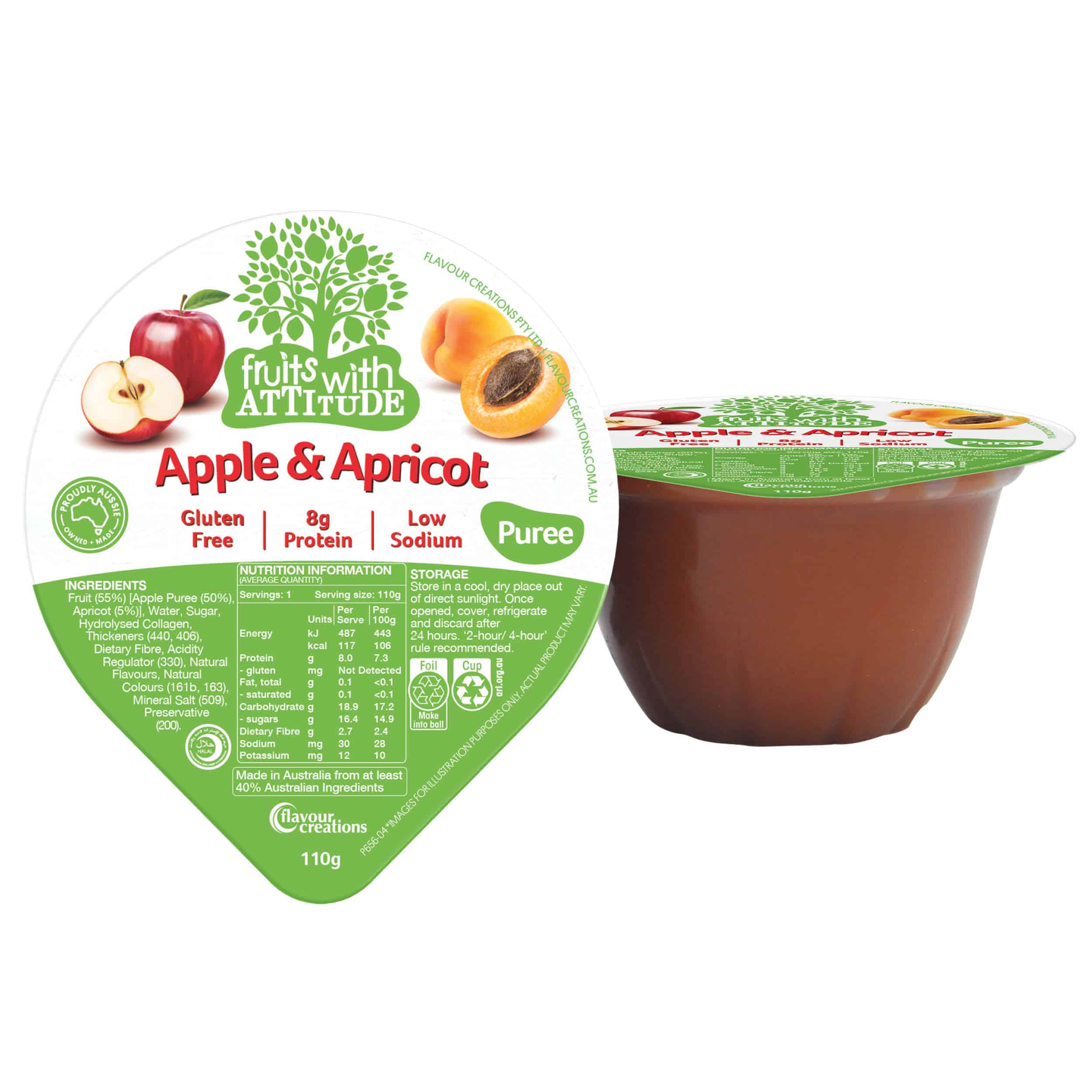 Flavour Creations Pureed Fruits With Attitude 110g Cups | Carton of 36 - Image 3