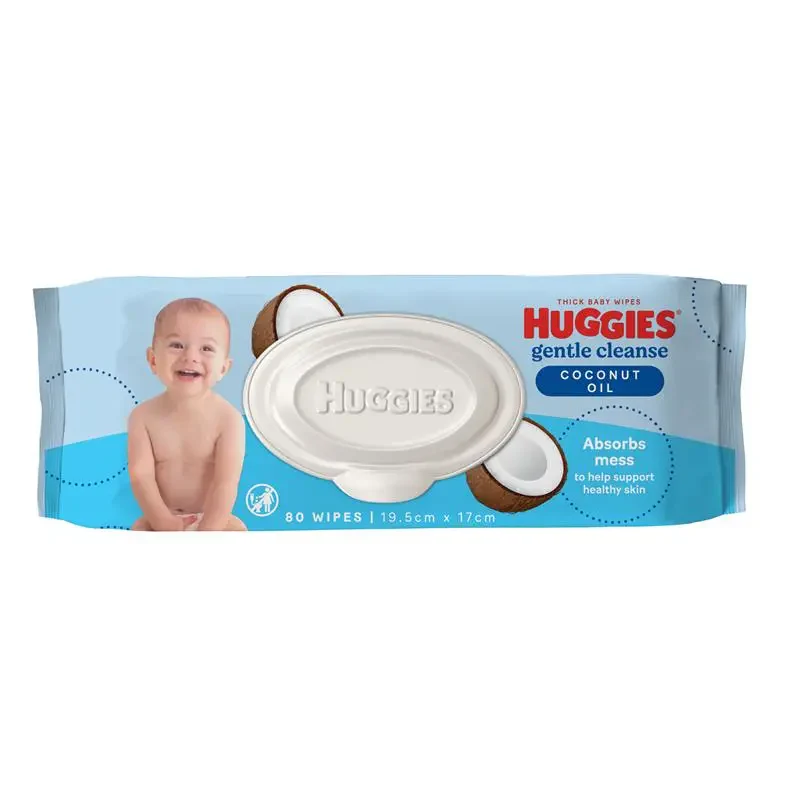 Huggies Coconut Scented Wipes (80 wipes) - Image 4