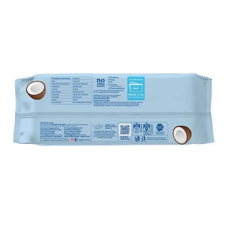 Huggies Coconut Scented Wipes (80 wipes) - Image 5