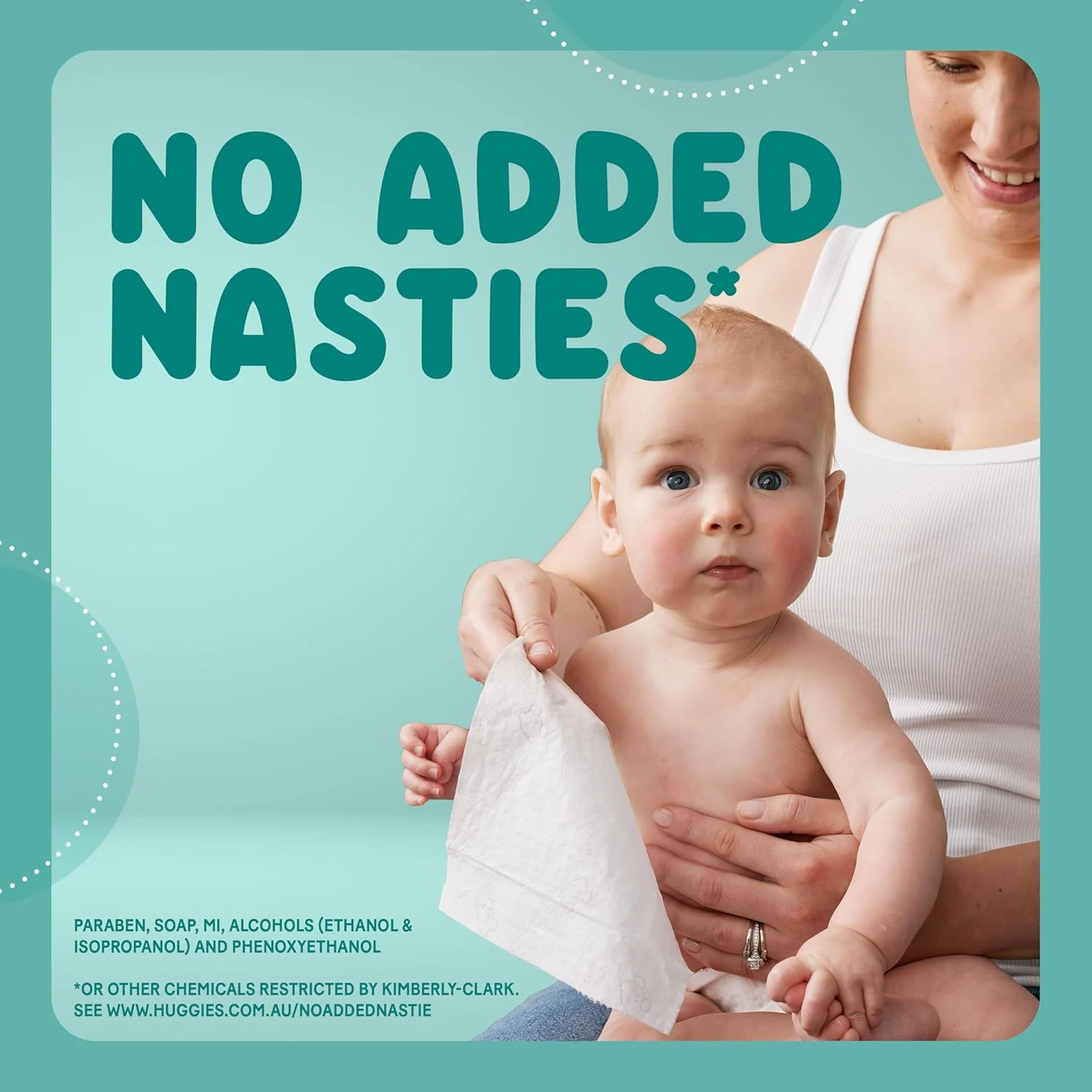 Huggies Baby Wipes Fragrance Free | Mega Pack of 400 wipes - Image 6