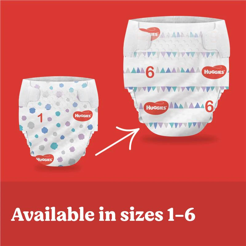 Huggies Essentials Nappies Size 5 Walker (13-18kg) | Caton of 176 - Image 3