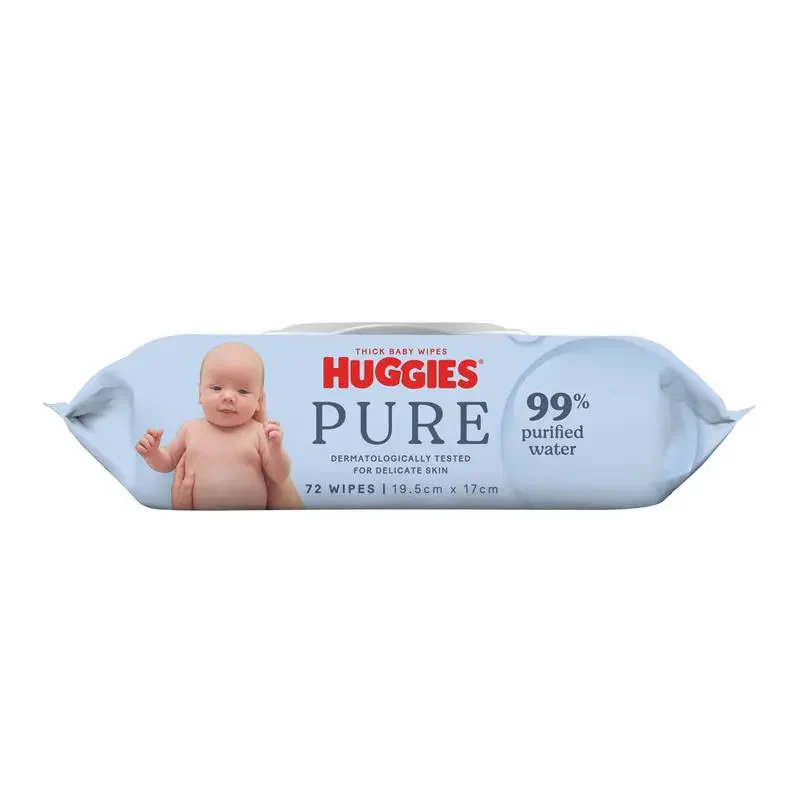 Huggies 99% Water Wipes (72 wipes) - Image 4