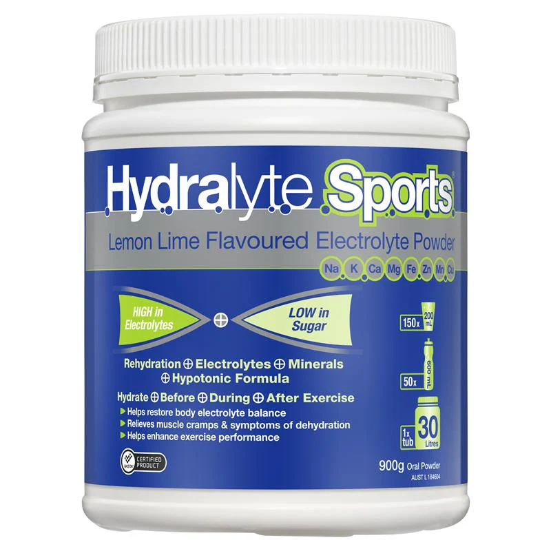 Hydralyte Plus Sports Electrolyte Powder 900g Tub | Each - Image 10