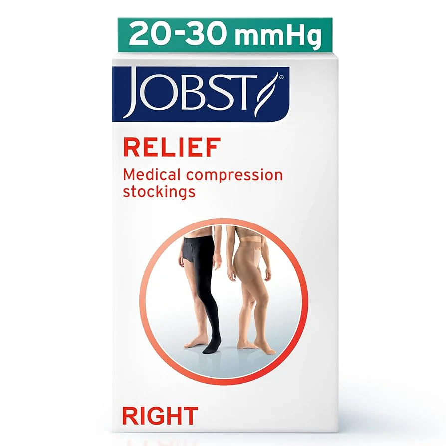 JOBST Relief Chap Open Toe in Beige - Single Leg - Image 3