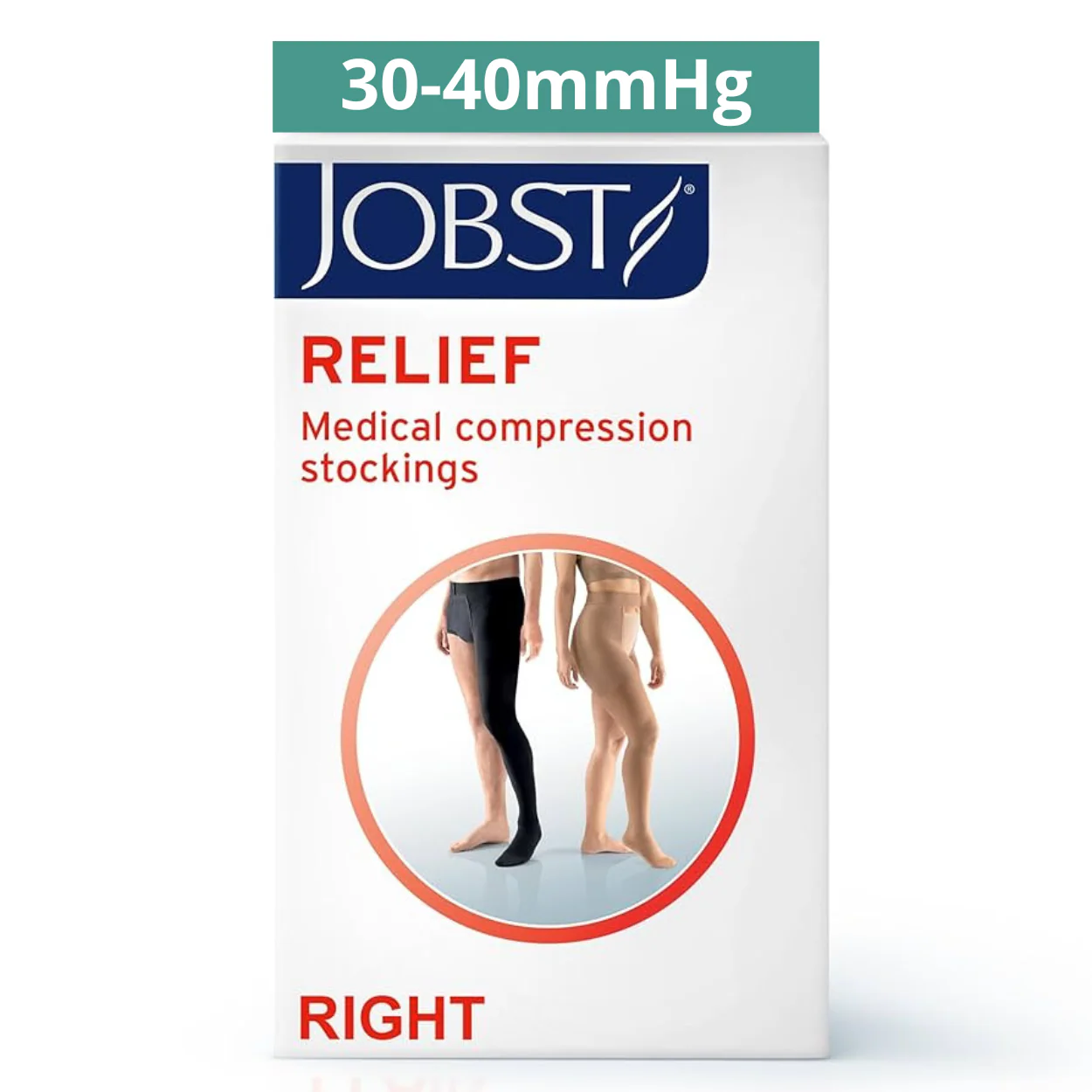 JOBST Relief Chap Open Toe in Beige - Single Leg - Image 5