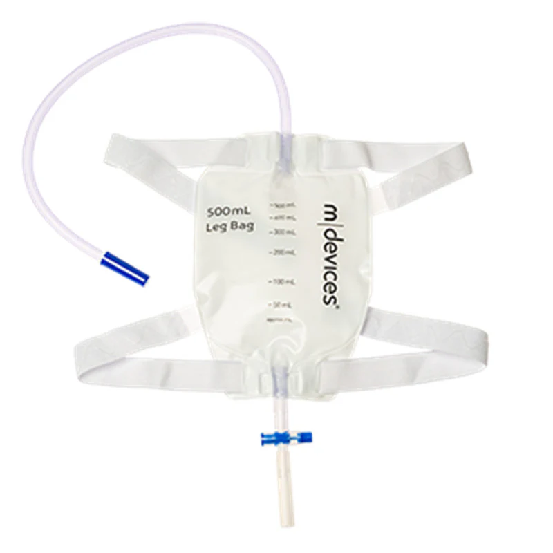 MDevices T-Tap Leg Bag 500mL NRV with Straps | Each