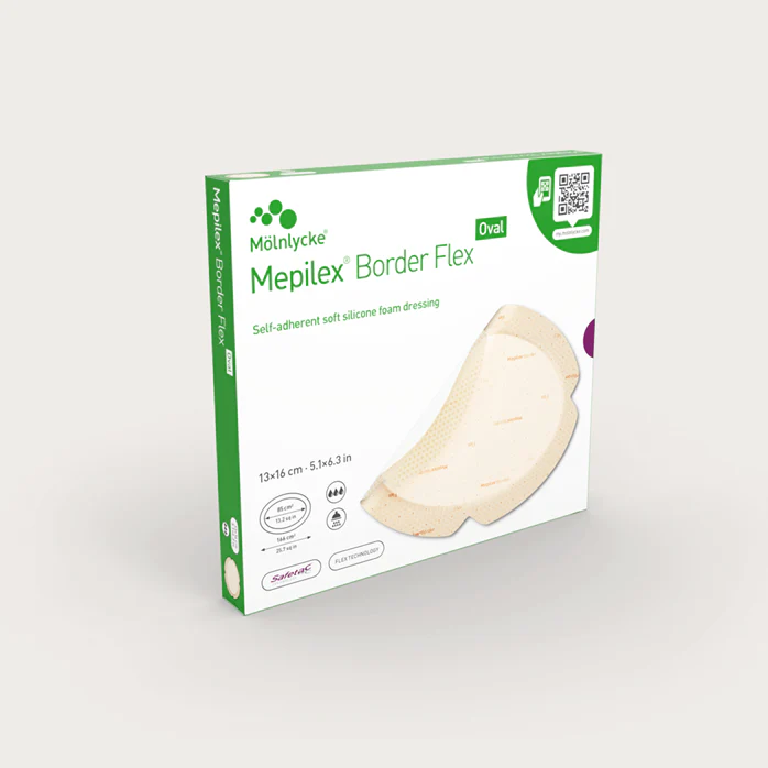 Mepilex Border Flex Oval Dressing | Pack of 5 - Image 5