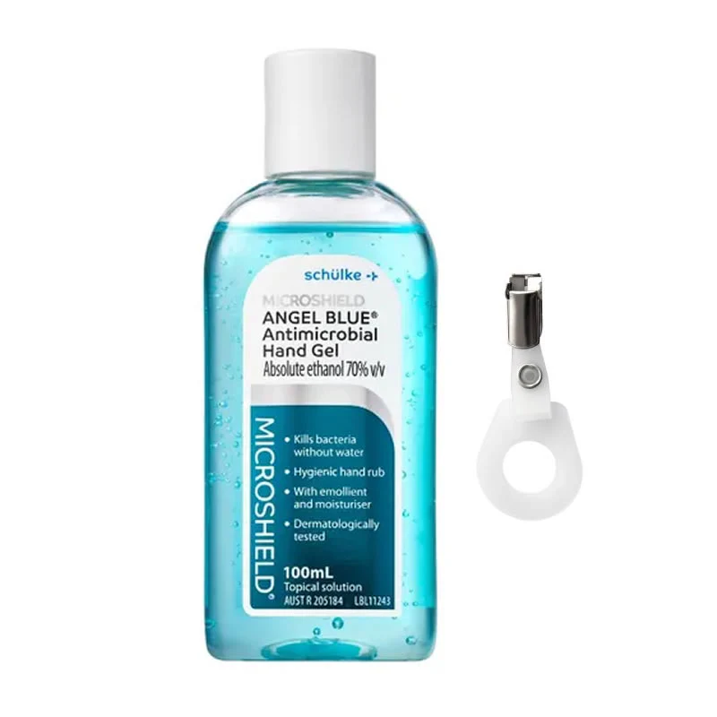 Microshield Reusable Belt Clip Holder for use with 100mL Sanitiser | Each - Image 2