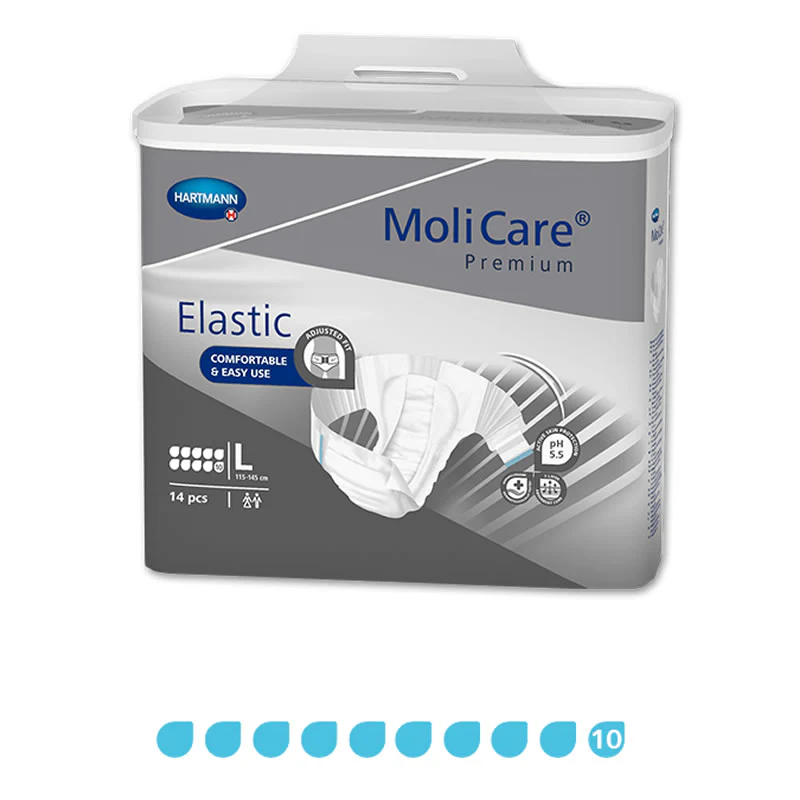 MoliCare Premium Elastic 10 Drops Slip Open Style | Pack - Image 4