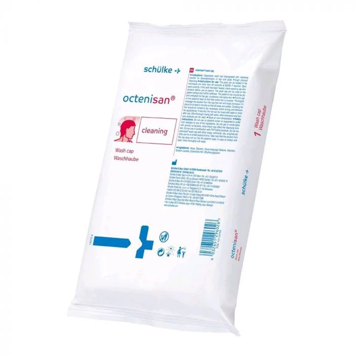 Octenisan Wash Cap - Antimicrobial Single-Use Hair & Scalp Cleansing Cap (1 Piece) - Image 2