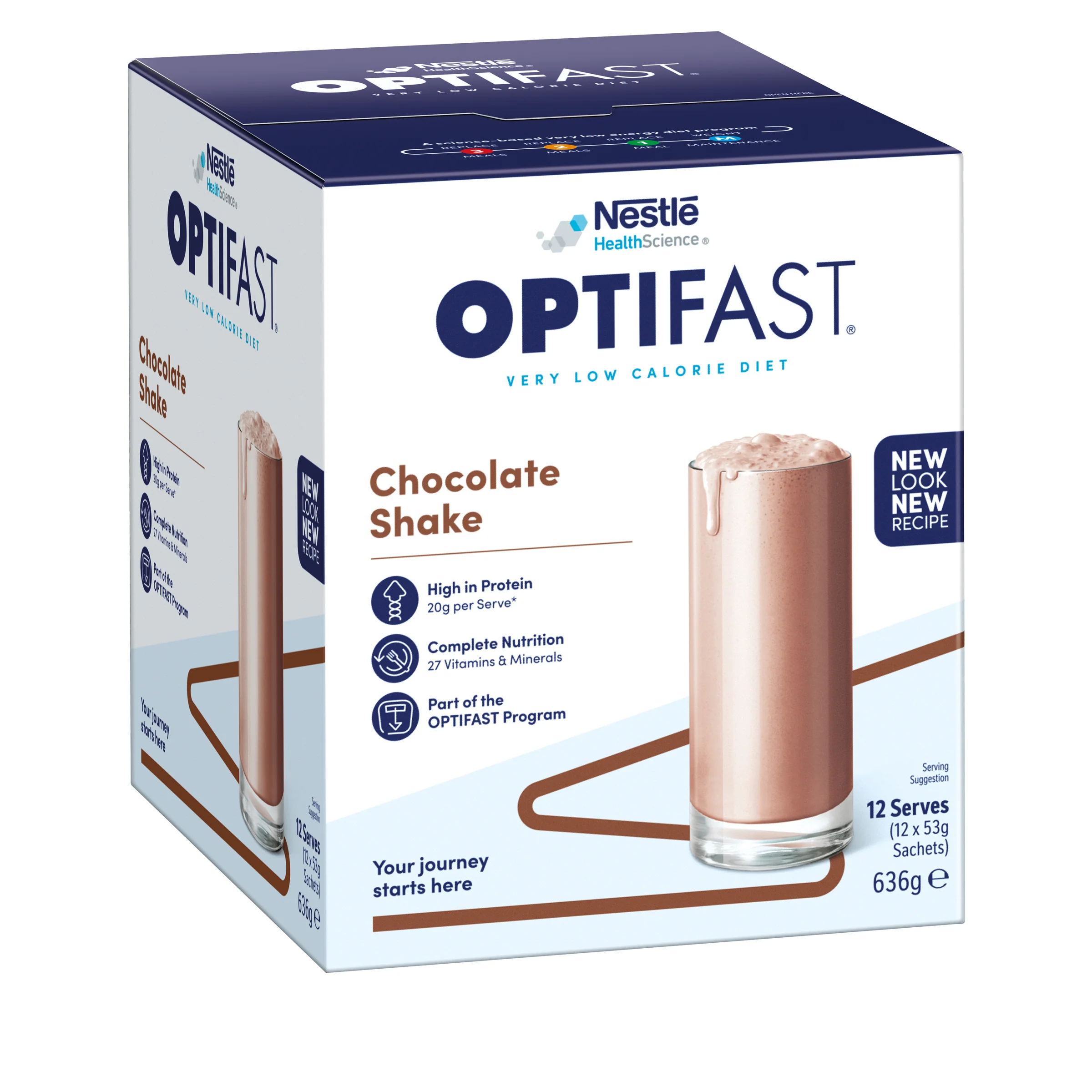 Optifast VLCD Shake 53g Sachet | Pack of 12 - Image 4