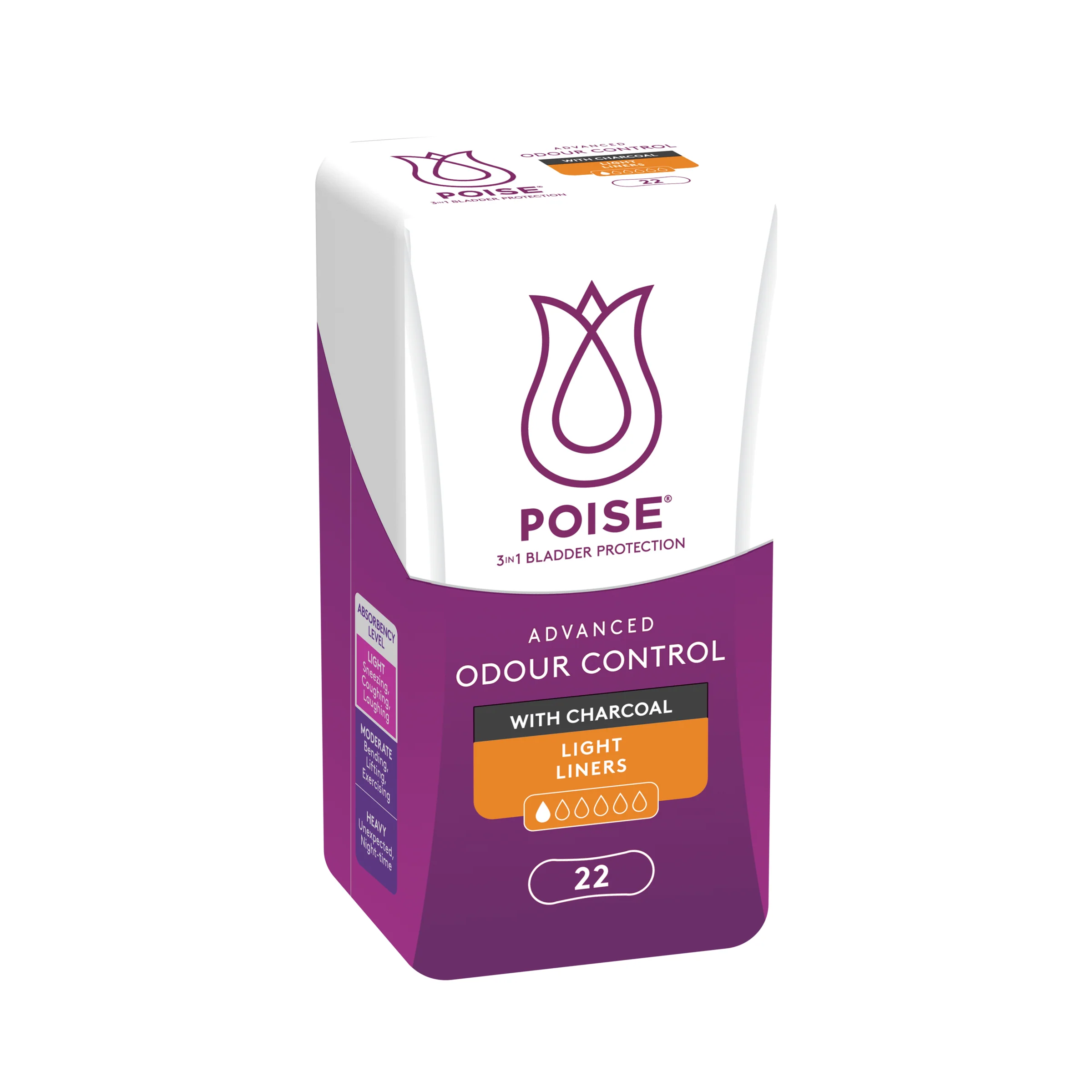 Poise Light Liner with Charcoal 25mL | Pack of 22 - Image 5
