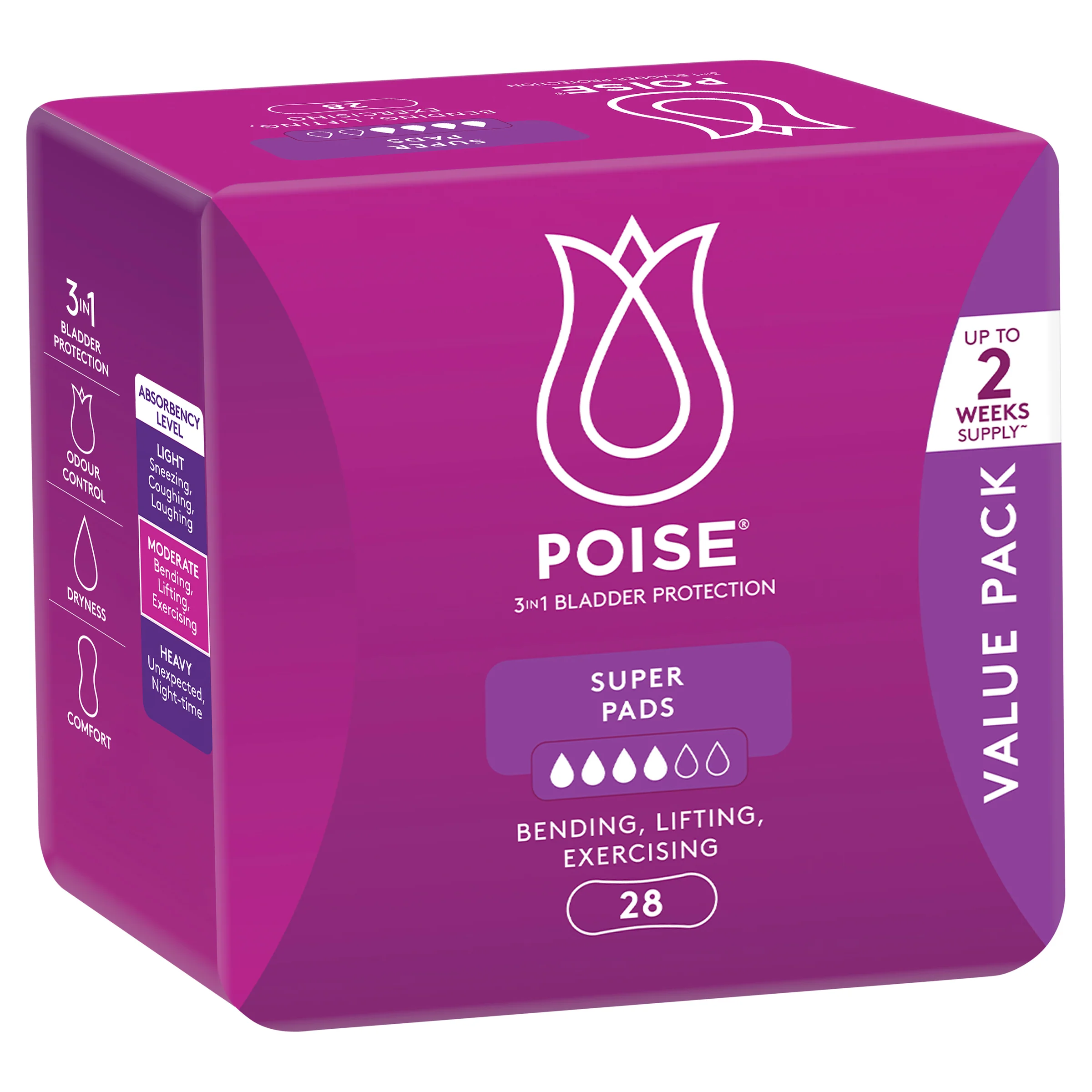 Poise Pads Super BULK PACK | 28 per packet - Image 7