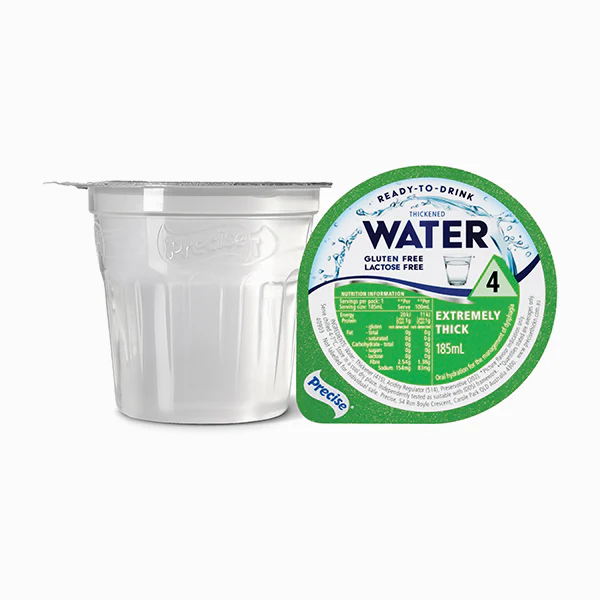 Precise Ready-To-Drink Extremely Thick/Level 4 Water 185mL Cups | Carton of 12 - Image 3