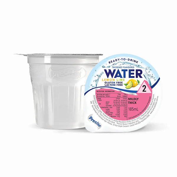 Precise Ready-To-Drink Mildly Thick/Level 2 Water 185mL Cups | Carton - Image 2