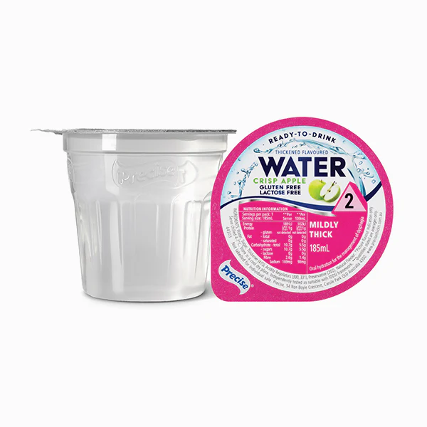 Precise Ready-To-Drink Mildly Thick/Level 2 Water 185mL Cups | Carton - Image 4