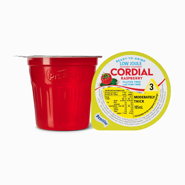 Precise Ready-To-Drink Moderately Thick/Level 3 Low Joule Cordial 185mL Cups | Carton of 12 - Image 3