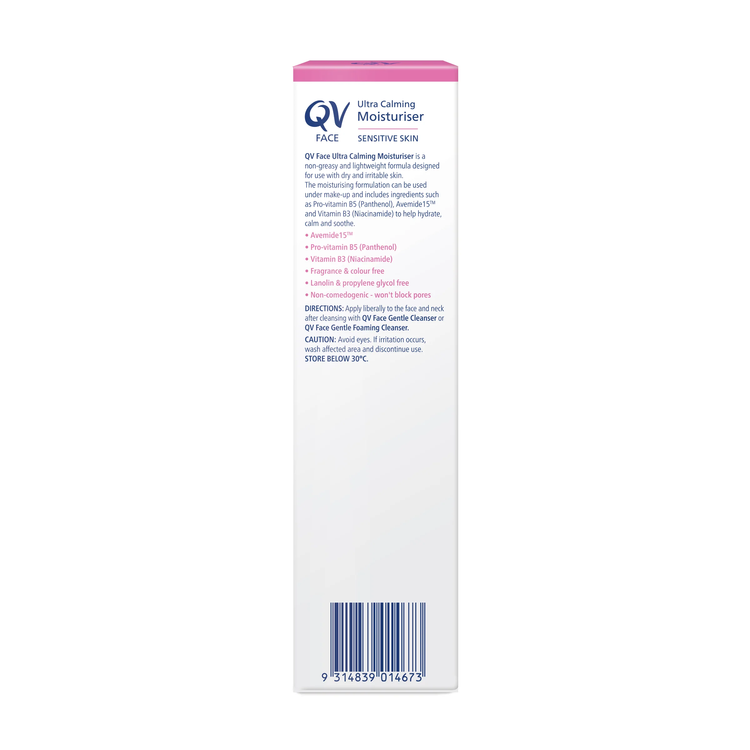 QV Face Ultra Calming Moisturiser 75g - Image 2