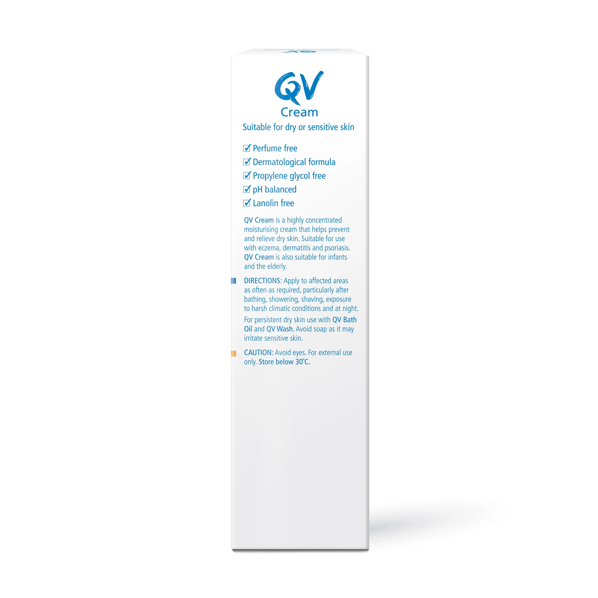 QV Moisturising Cream 100g Tube - Image 2