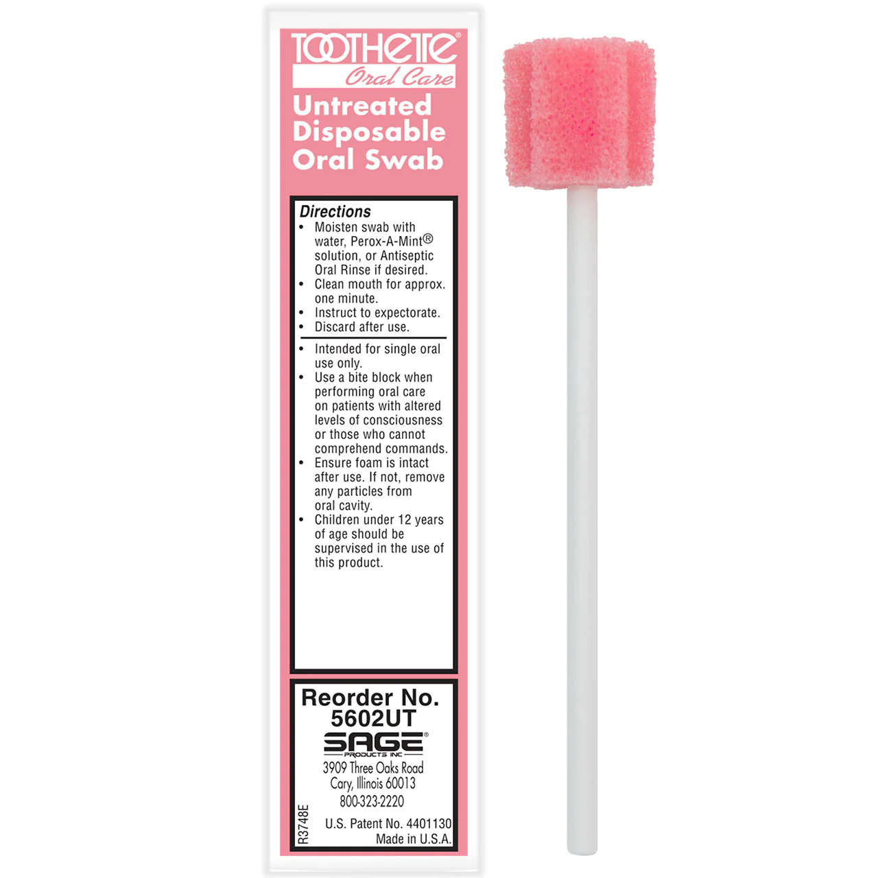 Sage Untreated Oral Swab Toothette | Pack of 1