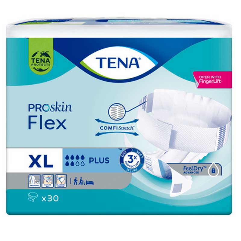 NEW TENA Flex PROskin Plus | Pack of 30 - Image 4