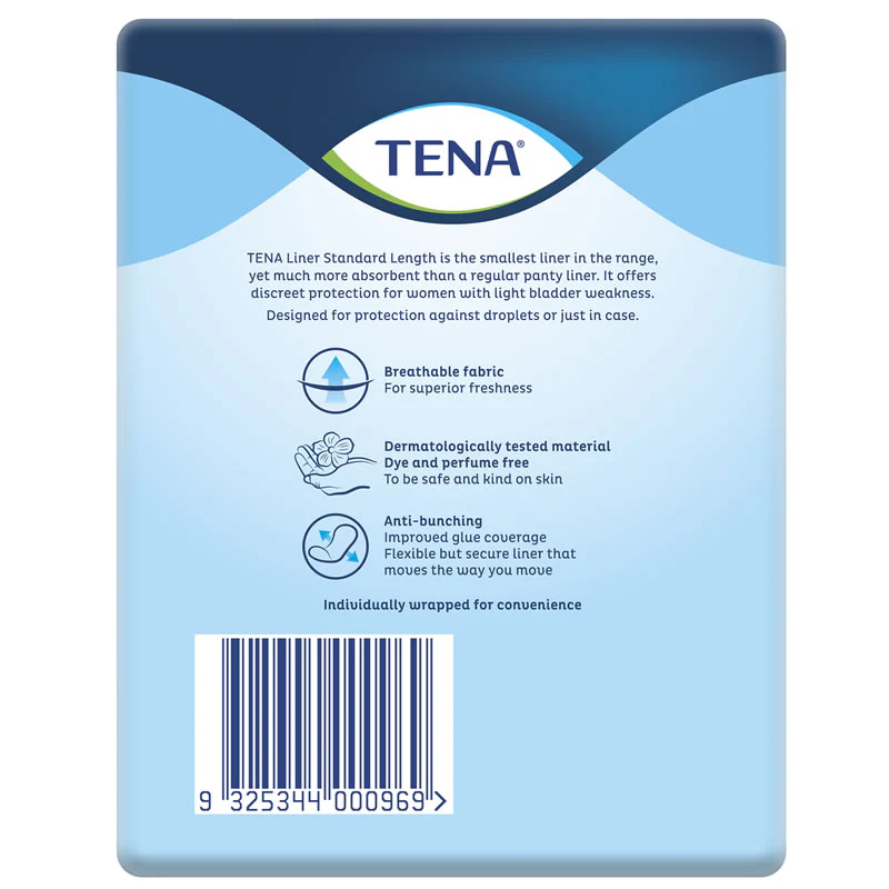 TENA Liners Standard Length | Pack of 30 - Image 3