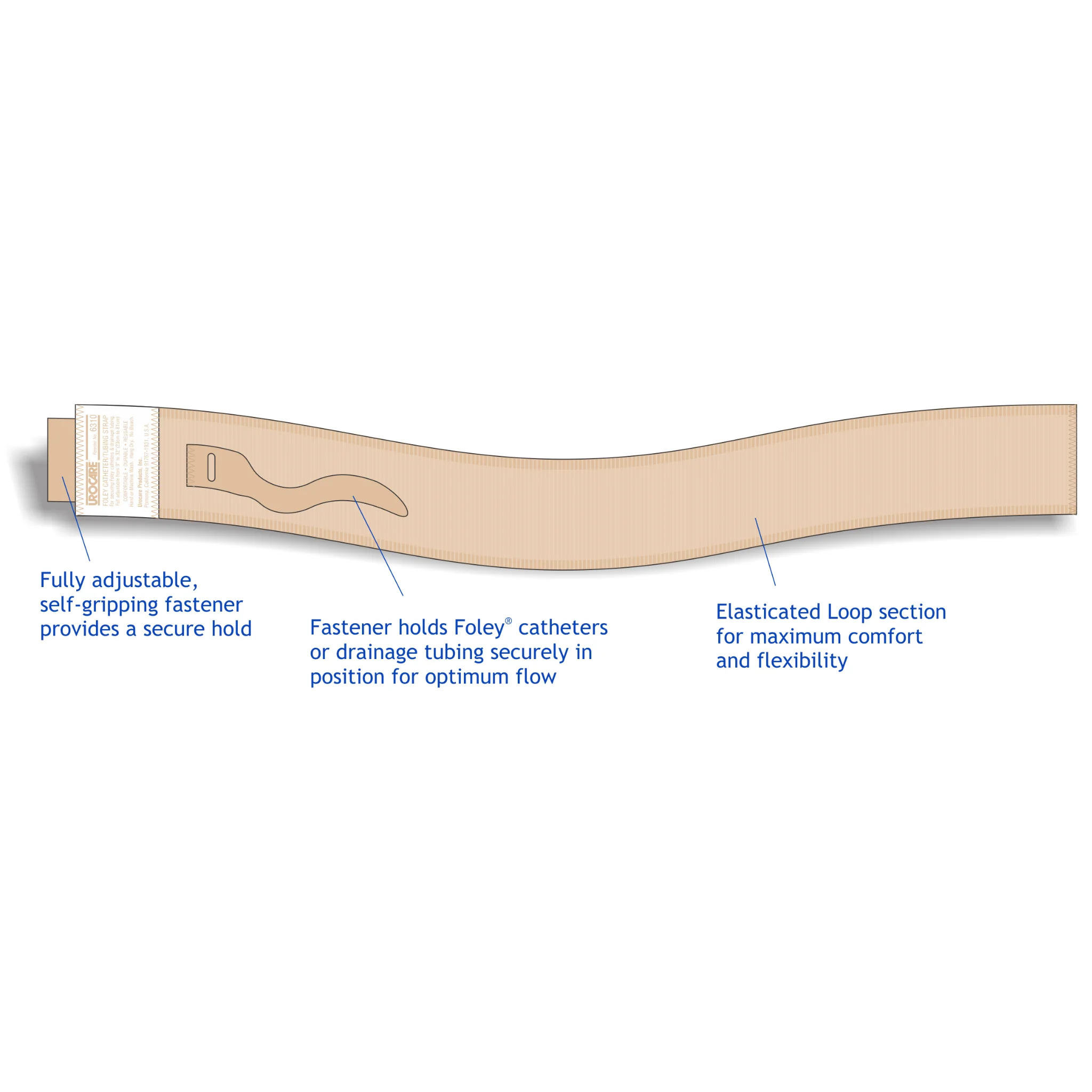 Urocare Abdominal Catheter Strap (34"/86cm) | Each - Image 2