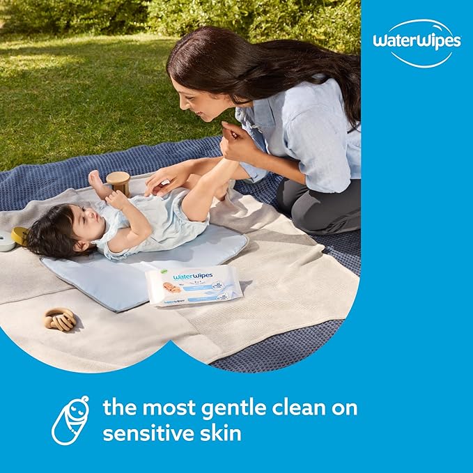 WaterWipes Biodegradable Baby Wipes 99.9% Water | Carton of 720 - Image 4